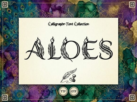 Aloes: The Majestic Display Typeface for Editorial Design