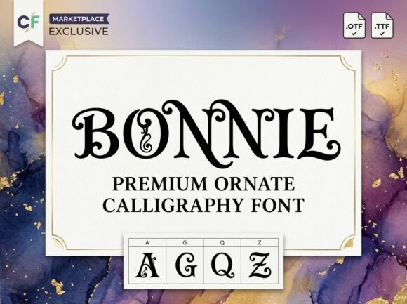 Bonnie: The Stunning Display Font for Campaigns That Demand Attention