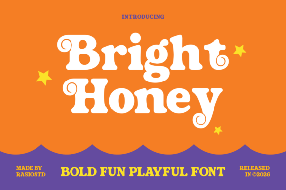 Bright Honey: The Cheerful Display Font for Bold Campaigns