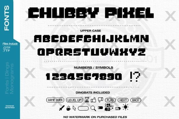 Chubby Pixel: The Retro Gaming Display Font for Bold Branding