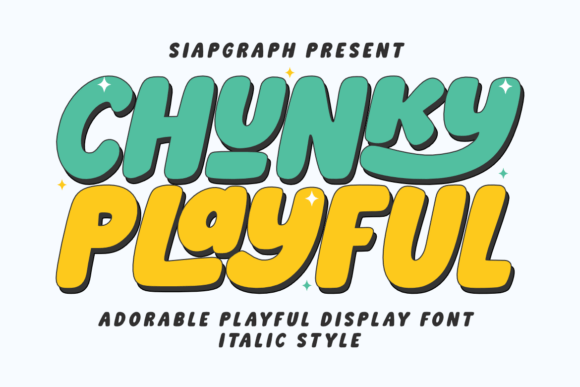 Chunky Playful: The Ultimate Display Font for Creative Projects