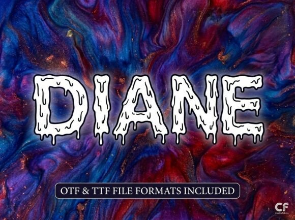 Diane: A Stunning Display Font for Editorial Design