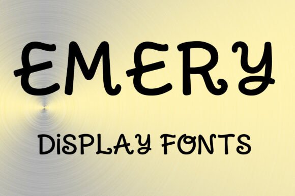 Emery: The Playful Display Font for Modern Web Projects