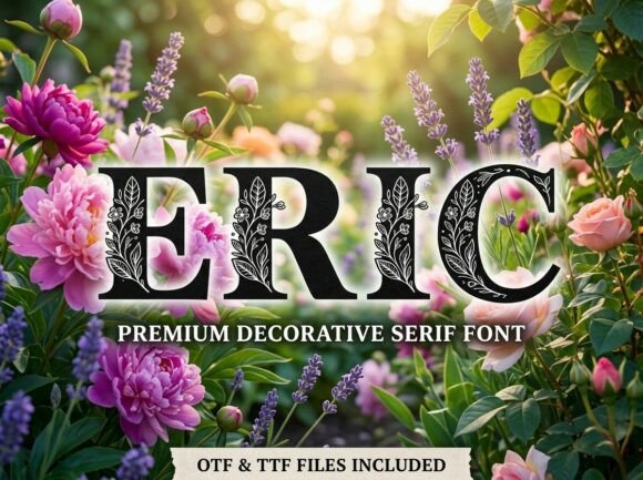 Eric: The Stunning Display Font for Bold Branding