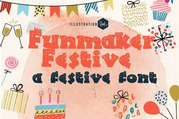 Funmaker Festive: A Joyful Display Typeface for Your Next Project