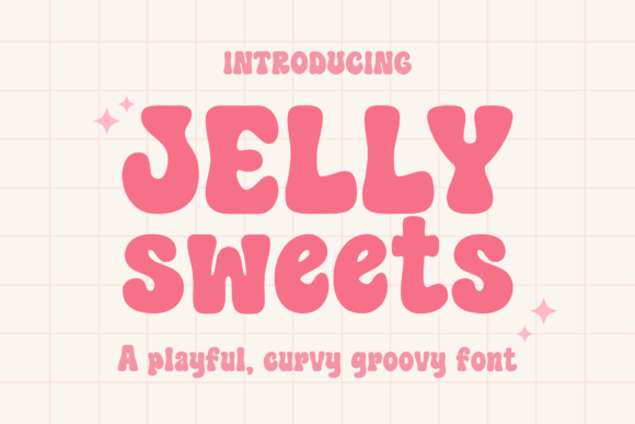 Jelly Sweets: The Retro Display Font for Playful Branding