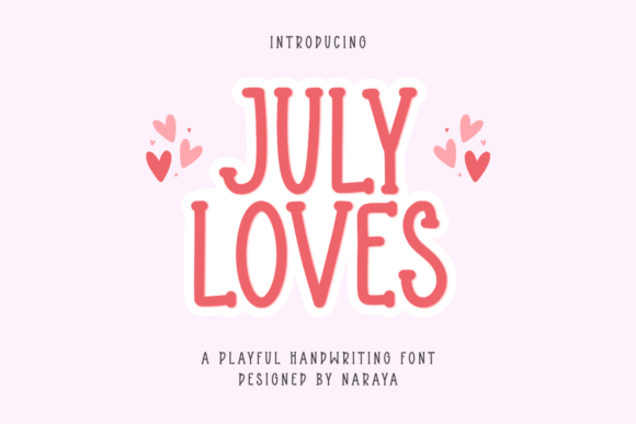 July Loves: A Dynamic Display Font for Editorial Design