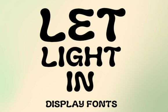 Let Light In: The Ultimate Retro Display Font for Creative Projects
