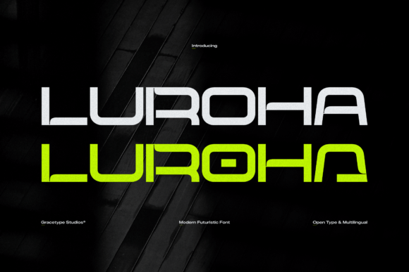 Luroha Display Typeface for High-Impact Web Design
