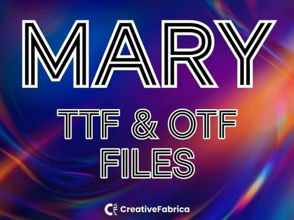 Mary: A Stunning Display Font for Creative Product Designers