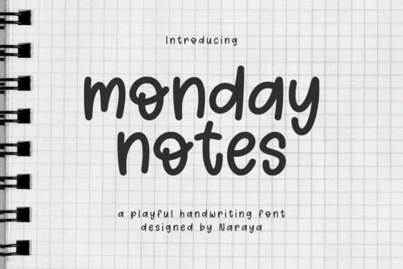 Monday Notes: The Perfect Display Typeface for Playful Web Design