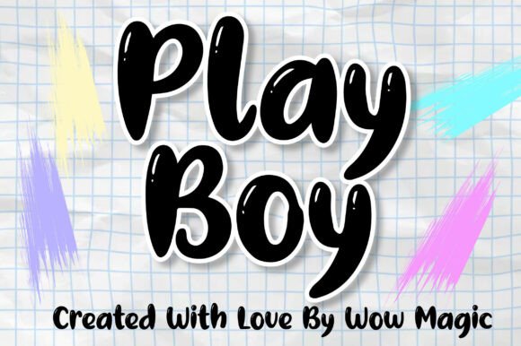 Play Boy: The Fun Bubble Typeface for Bold Campaigns
