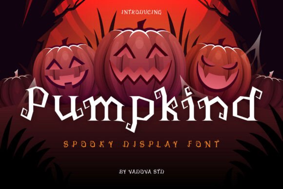Pumpkind: The Spooky Display Font for Your Next Project