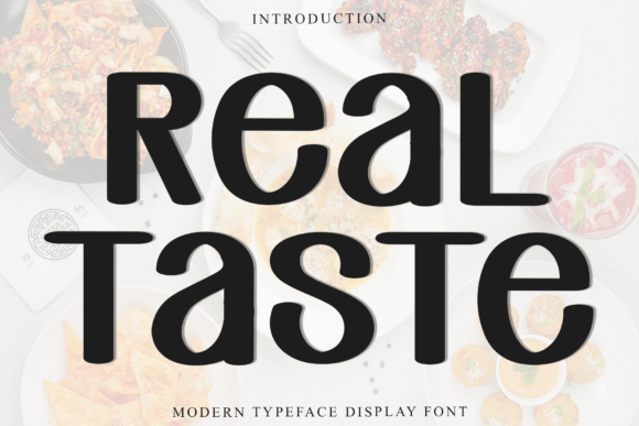 Real Taste: A Festive Typeface for Holiday Branding