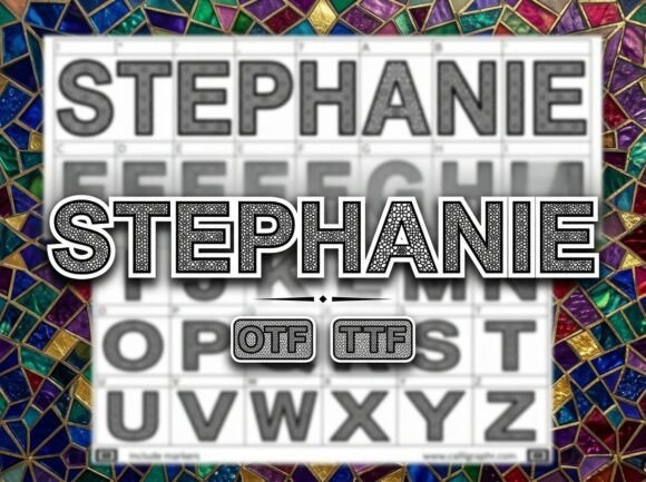 Stephanie: The Stunning Display Font for Creative Labels