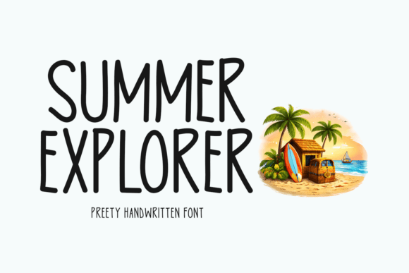 Summer Explorer: The Bold Handwritten Font for Adventure Brands