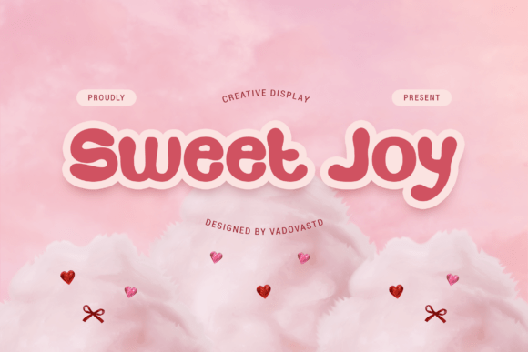 Sweet Joy: The Perfect Display Font for Handmade Labels and Shop Branding
